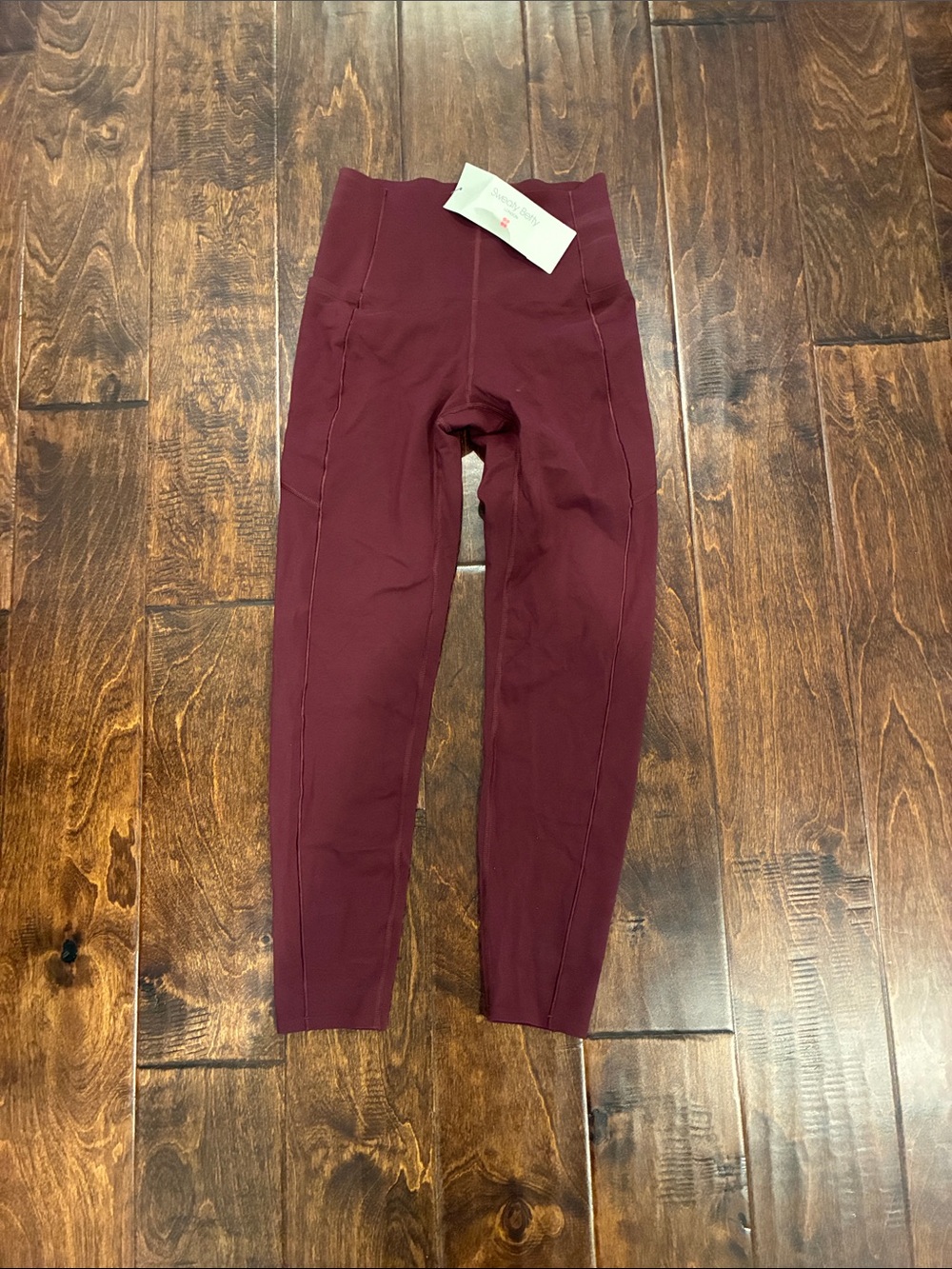Sweaty Betty Power UltraSculpt 7/8 High Waist Leggings Garnet Red